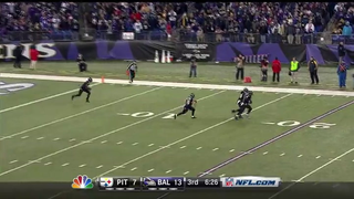 Mike Tomlin Steps Onto Field, Prevents Jacoby Jones From Scoring TD